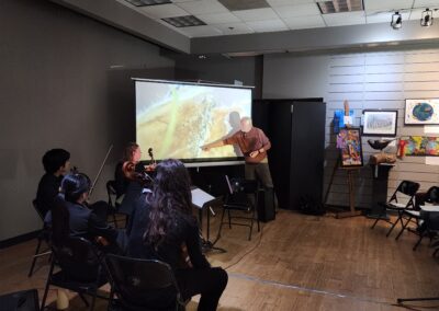 Nature Walk musical performance