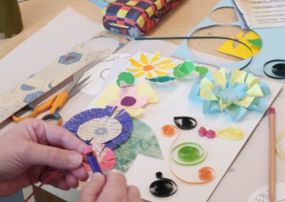 Ann Woods Torn Paper workshop