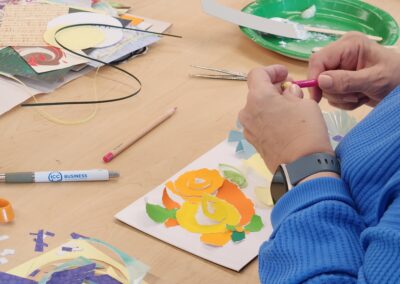 Ann Woods Torn Paper Workshop