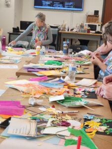 Ann Woods Torn Paper Workshop