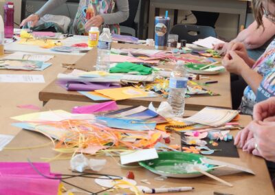 Ann Woods Torn Paper Workshop