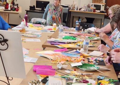 Ann Woods Torn Paper Workshop