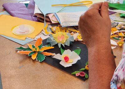 Ann Woods Torn Paper Workshop