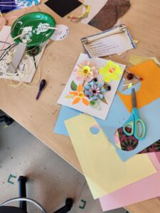 Ann Woods Torn Paper workshop