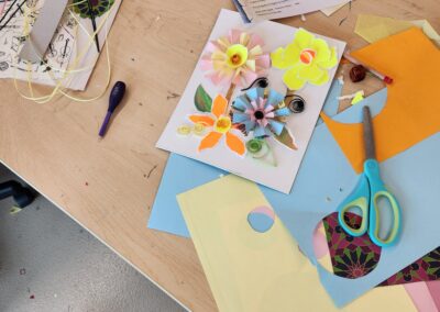 Ann Woods Torn Paper workshop