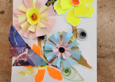 Ann Woods Torn Paper workshop