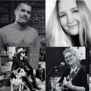 Sara Flint Jeff Shew Hud Mellencamp collage