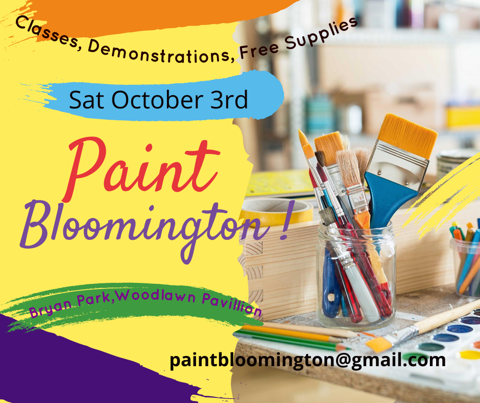Paint Bloomington poster