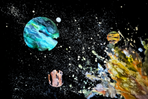 Gail Fairfield, Third Planet Out painting