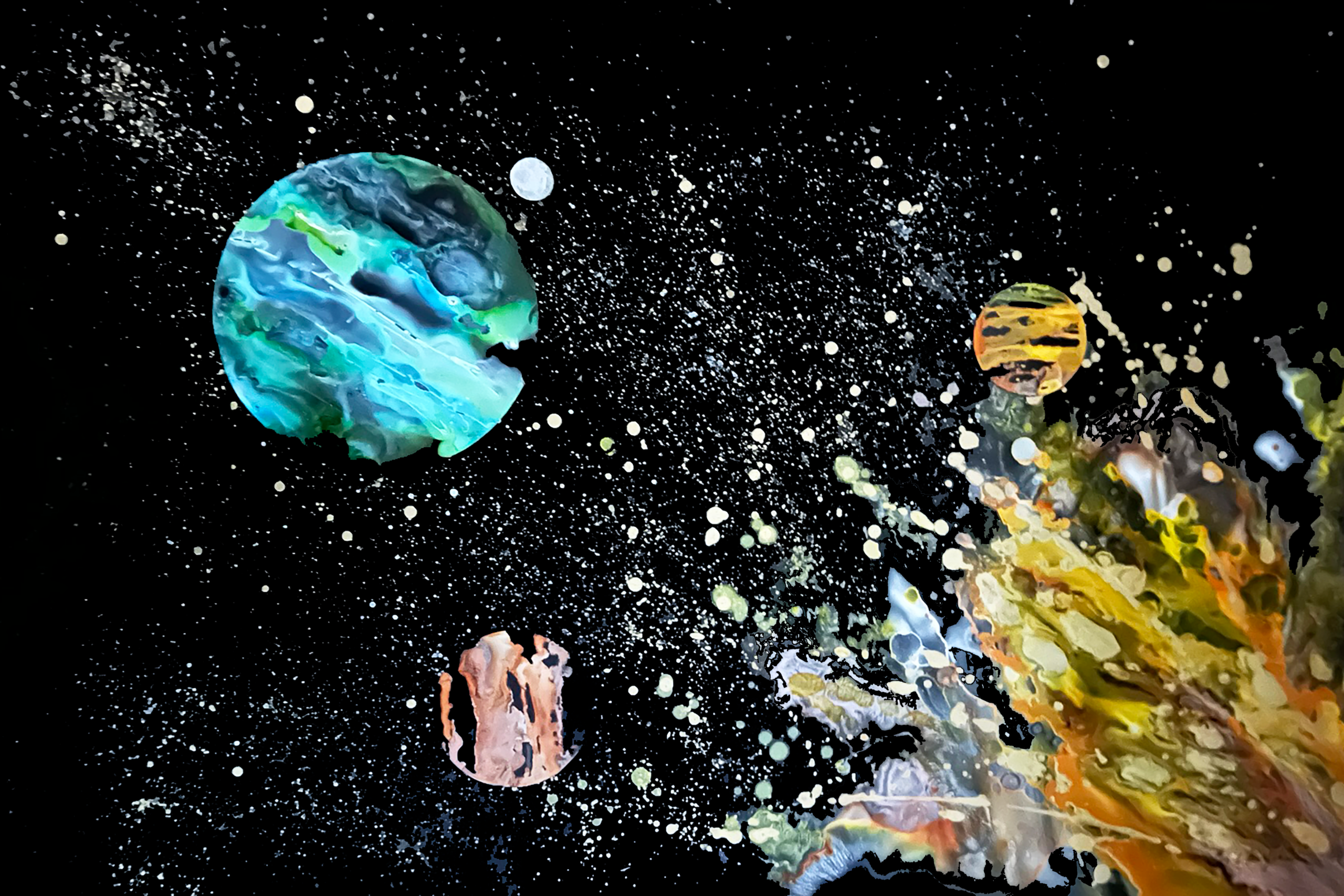 Gail Fairfield, Third Planet Out painting