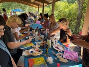 people at Paint Bloomington, 2025