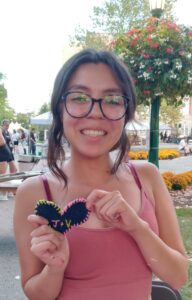 heart project from fabric at First Thursday