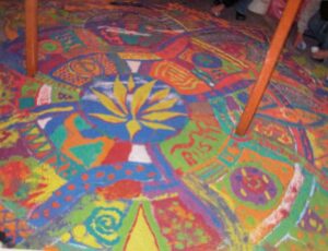 completed sand mandala