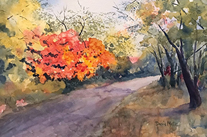 Nancy Davis Metz painting: Early Morning Drive