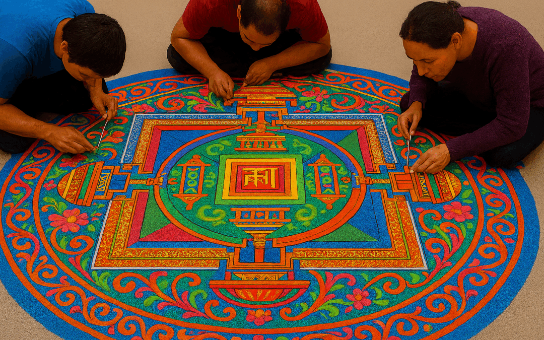 Make an Earth Day Sand Mandala