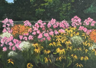 painting of garden