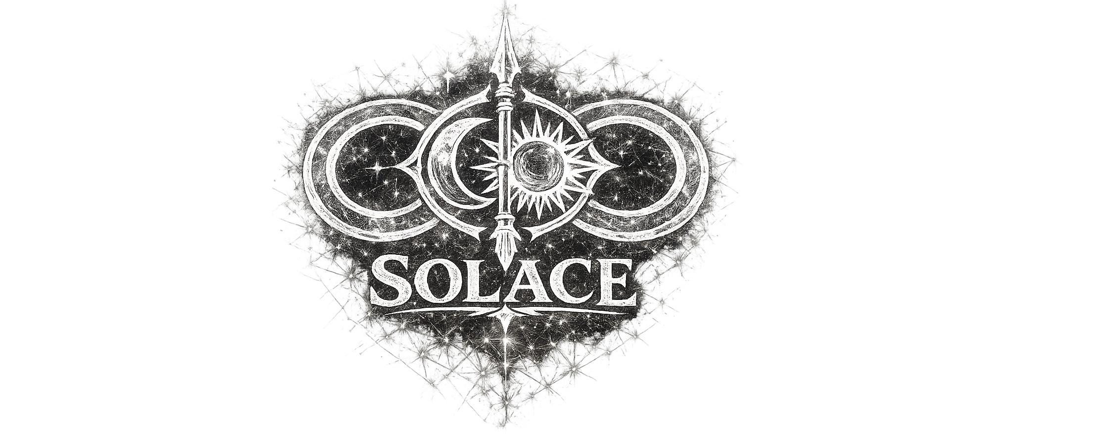 SOLACE logo - art installation at Pillar Arts Alliance Center