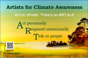 Artists for Climate Awareness Climate Action Postcard
